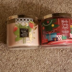 Bath & body works candles brand new